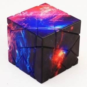 Ninja 3x3 Ghost Cube Star pattern Stickerless